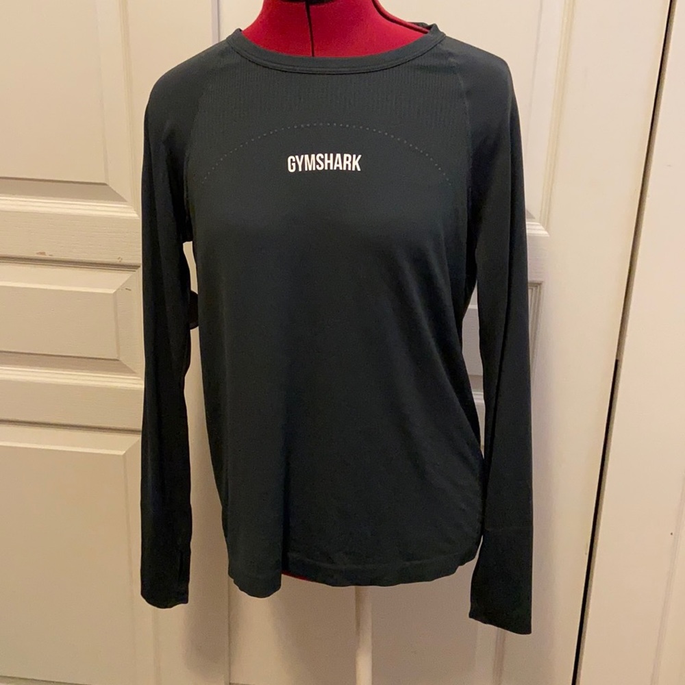 Gymshark Breeze Lightweight Long Sleeve Green S